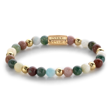 Rebel and Rose - Tavaszi ragyogás, arany karkötő, unisex divatékszer - (RR-60077-G-XS) karkötő