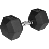 Rebel Hex 20 kg-Os Gumírozott Öntöttvas Súlyzó Rebel Active (RBA-2325-20)