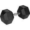 Rebel Hex Gumírozott Öntöttvas Súlyzó 22,5 kg Rebel Active (RBA-2325-22.5)
