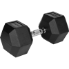 Rebel Hex Gumírozott Öntöttvas Súlyzó 27,5 kg Rebel Active (RBA-2325-27.5)
