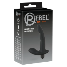  Rebel Naughty Finger - prosztata vibrátor (fekete) vibrátorok
