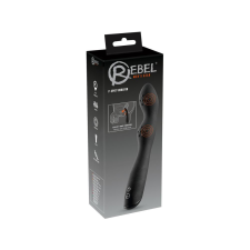 Rebel P-Spot - két motoros prosztata vibrátor (fekete) vibrátorok