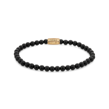 Rebel & Rose Bracelet Black Velvet RR-40108-G-XS ladies, karkötő