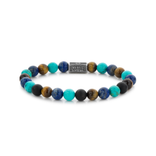 Rebel & Rose Bracelet Mix Turquoise 925 RR-8S006-S-M mens, karkötő