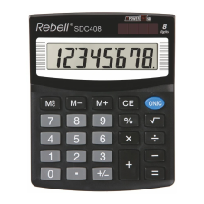 Rebell SDC 408 Számológép fekete számológép