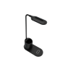 Rebeltec Vezeték nélküli töltő, asztali lámpa, fekete, 10W, Rebeltec W600