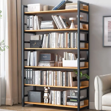 Rebiko Könyvespolc, 174cm, loft, fém ipari, minimalist stílusban bútor