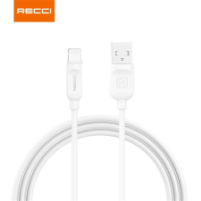 Recci RCL-P100W 1m Lightning - USB fehér adat- és töltőkábel kábel és adapter