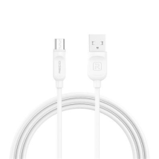 Recci RCM-P200W microUSB - USB-A adat- és töltőkábel 2m fehér (RCM-P200W) mobiltelefon kellék