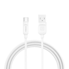 Recci RCT-P200W TypeC-USB kábel, fehér - 2m kábel és adapter