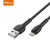Recci RTC-N16LB Lightning - USB-A adat- és töltőkábel 1m fekete