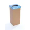 Recobin Szelektív hulladékgyűjtő, újrahasznosított, angol felirat, 60 l, RECOBIN "Office", kék