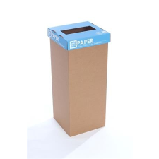 Recobin Szelektív hulladékgyűjtő, újrahasznosított, angol felirat, 60 l, RECOBIN "Office", kék szemetes