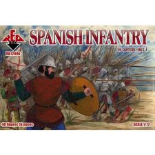  Red Box Spanish infantry, 16th century, set 1 1:72 (RB72096) makett