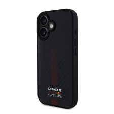 Red Bull Powerbar iPhone 16 Carbon MagSafe tok, fekete tok és táska
