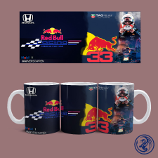  Red Bull Racing - Max Verstappen bögre (Fehér) bögrék, csészék