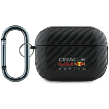 Red Bull RBAP2PUCAILK PU Carbon Logo tok AirPods Pro 2 - piros fülhallgató, fejhallgató tok