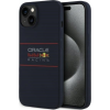 Red Bull RBHMP15S24SIHSRV Silicone Horizontal Logo Magsafe-Kompatibilis Tok iPhone 15 - Sötétkék (RBHMP15S24SIHSRV)