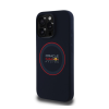 Red Bull Red Ring iPhone 16 Pro szilikon MagSafe tok, tengerészkék
