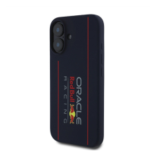 Red Bull Vertical Logo iPhone 16 szilikon MagSafe tok, tengerészkék tok és táska