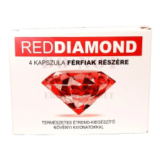  Red Diamond kapszula férfiaknak - 4 db potencianövelő