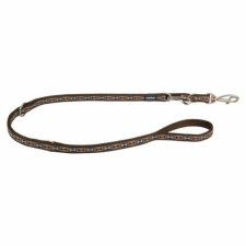 Red Dingo Bone Yard Brown multi-purpose póráz 200 cm Medium nyakörv, póráz, hám kutyáknak
