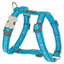 Red Dingo Butterfly Turquoise Large Dog hám nyakörv, póráz, hám kutyáknak