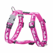Red Dingo Camouflage Hot Pink Small Dog hám nyakörv, póráz, hám kutyáknak