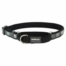Red Dingo Paw Impressions Black Large Martingale nyakörv nyakörv, póráz, hám kutyáknak