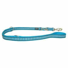 Red Dingo Reflective Turquoise multi-purpose póráz 200 cm Large nyakörv, póráz, hám kutyáknak
