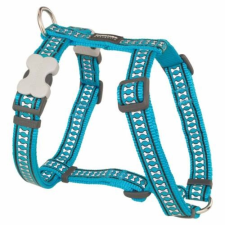Red Dingo Reflective Turquoise Small Dog hám nyakörv, póráz, hám kutyáknak