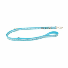 Red Dingo Reflective Ziggy Turquoise multi-purpose póráz 200 cm Small nyakörv, póráz, hám kutyáknak