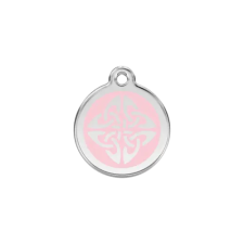 Red Dingo Rozsdamentes törzsi nyilak mintás acél biléta hot rózsaszín nyakörv, póráz, hám kutyáknak