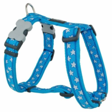 Red Dingo Stars Turquoise Large Dog hám nyakörv, póráz, hám kutyáknak