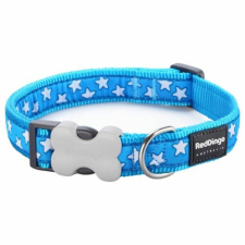 Red Dingo Stars Turquoise Large kutya nyakörv nyakörv, póráz, hám kutyáknak