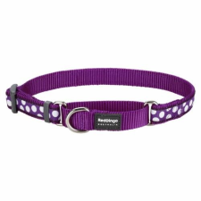 Red Dingo White Spots Purple Large Martingale nyakörv nyakörv, póráz, hám kutyáknak