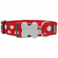 Red Dingo White Spots Red Giant Short kutya nyakörv nyakörv, póráz, hám kutyáknak