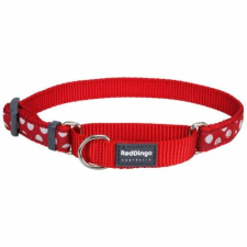 Red Dingo White Spots Red Large Martingale nyakörv nyakörv, póráz, hám kutyáknak
