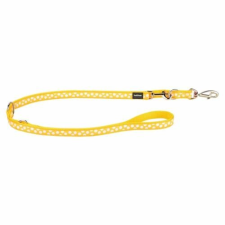 Red Dingo White Spots Yellow multi-purpose póráz 200 cm Medium nyakörv, póráz, hám kutyáknak