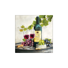  Red wine papírszalvéta 33x33cm, 20db-os papírárú, csomagoló és tárolóeszköz