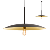 REDO Cymbal fekete-arany függesztett lámpa (RED-01-1744) E27 1 izzós IP20