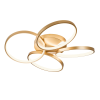 REDO Espiral arany LED mennyezeti lámpa (RED-01-2682) LED 1 izzós IP20