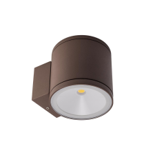 REDO Eta sötétbarna LED kültéri fali lámpa (RED-9597) LED 1 izzós IP54 kültéri világítás