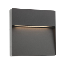 REDO Even sötétszürke LED kültéri fali lámpa (RED-9625) LED 1 izzós IP54 kültéri világítás