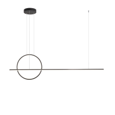 REDO Giotto fekete LED függesztett lámpa (RED-01-1735) LED 1 izzós IP20 világítás