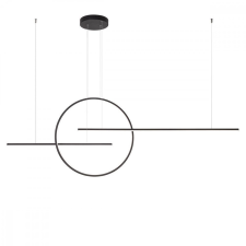 REDO Giotto fekete LED függesztett lámpa (RED-01-1850) LED 1 izzós IP20 világítás