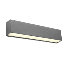 REDO Omnia sötétszürke LED kültéri fali lámpa (RED-90394) LED 1 izzós IP54 kültéri világítás