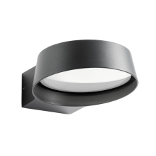 REDO Phaser sötétszürke LED kültéri fali lámpa (RED-90046) LED 1 izzós IP54 kültéri világítás