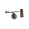 REDO Pivot fekete-réz fali lámpa (RED-01-2369) GU10 1 izzós IP20