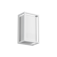 REDO Quadris fehér LED kültéri fali lámpa (RED-90532) LED 1 izzós IP54 kültéri világítás